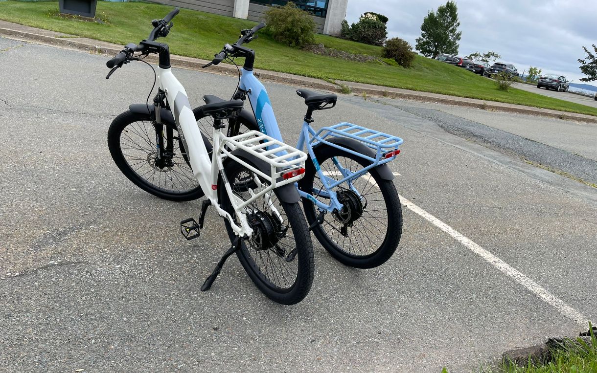 zen wave ebikes on the road