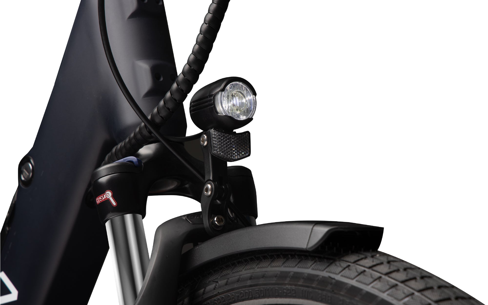 Saral - step through ebike front light